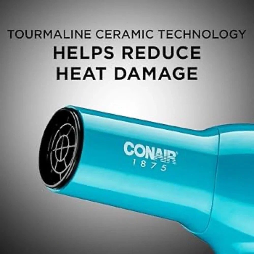 Conair 1875 Watt‎ Full-Size Pro Hair Dryer Teal Ionic Ceramic 225P